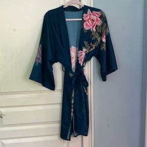 Kim + Ono Teal Kimono